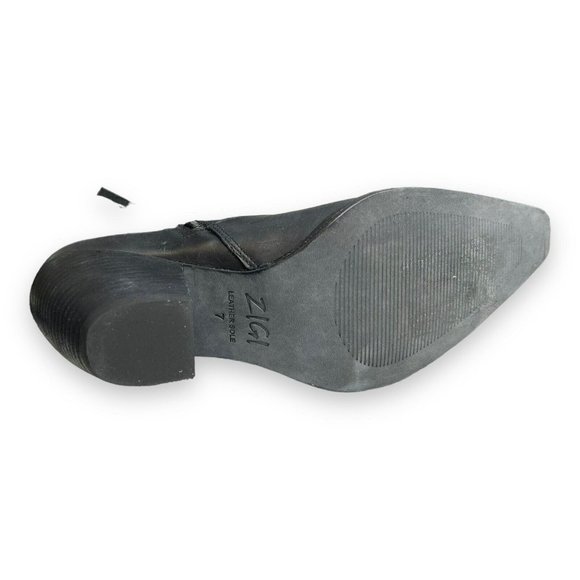 Zigi Finlandia Fringe Western Boot Black Size 7 Women's New - Picture 8 of 10